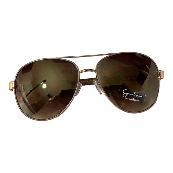 Jessica Simpson Aviator Sunglasses hold mauve tone. New with tag. - Picture 8 of 9